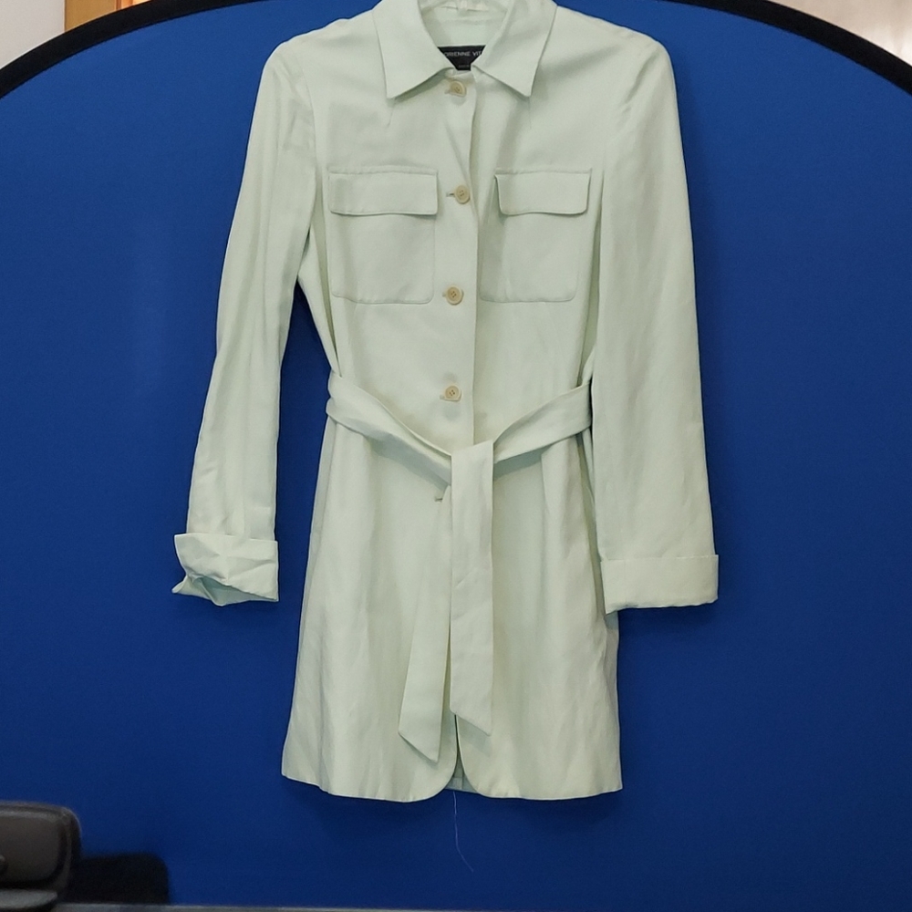 Vintage Adrienne Vittadini coat/dress lined sz  4